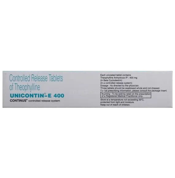 unicontin e 400mg tablet 10's